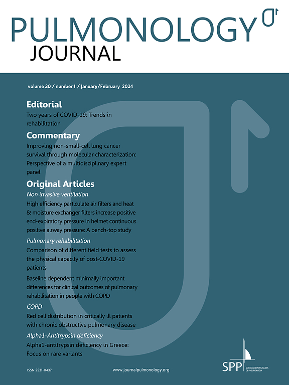 Go to journal home page - Pulmonology
